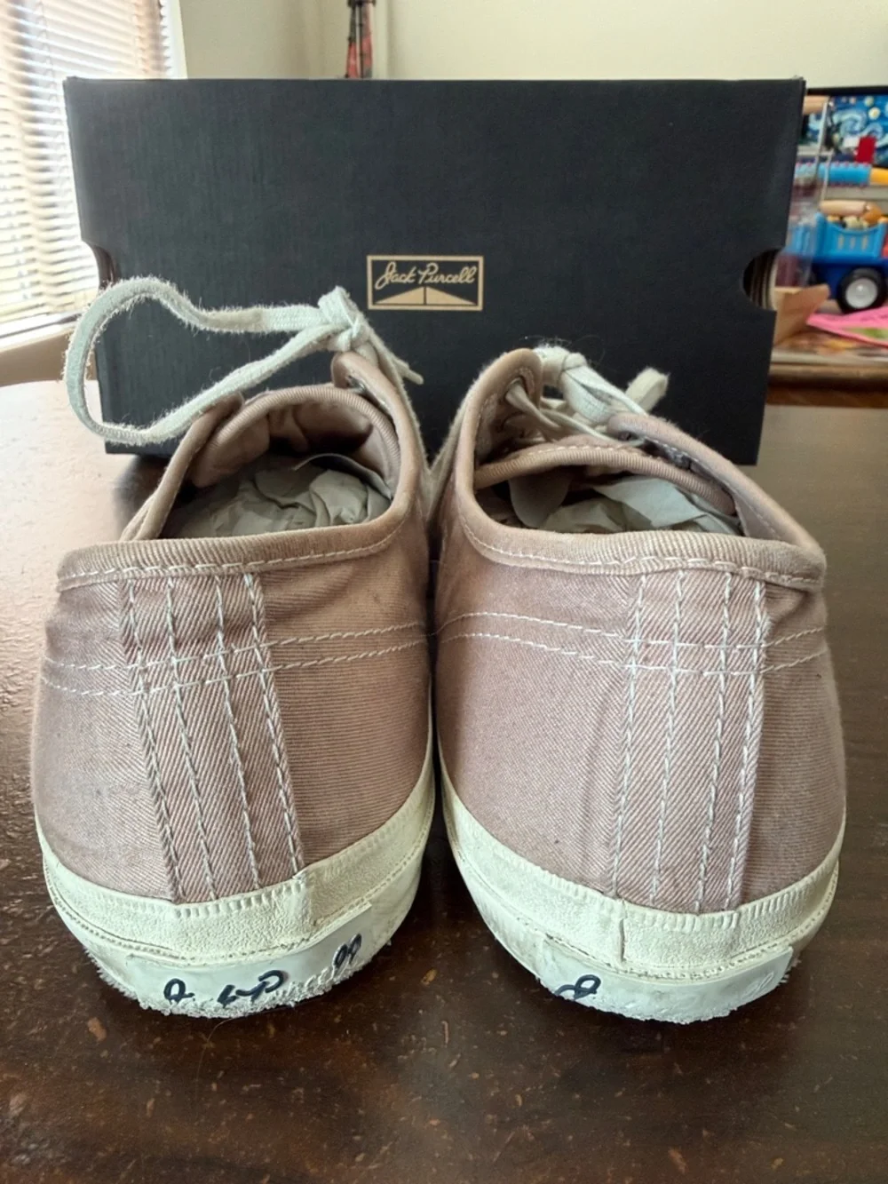 Converse Jack Purcell Helen Ox Bark Egret Shoes Size 11W / 9.5M vintage 2005 - Picture 4 of 7